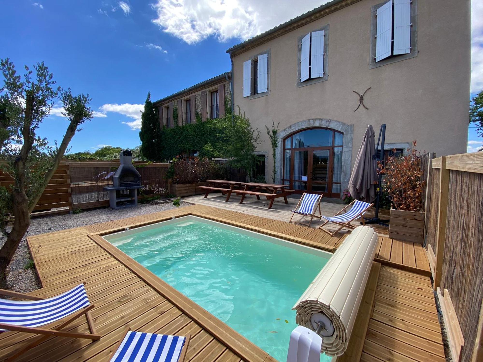 Maison, Canal Du Midi Piscine Homps  Kültér fotó